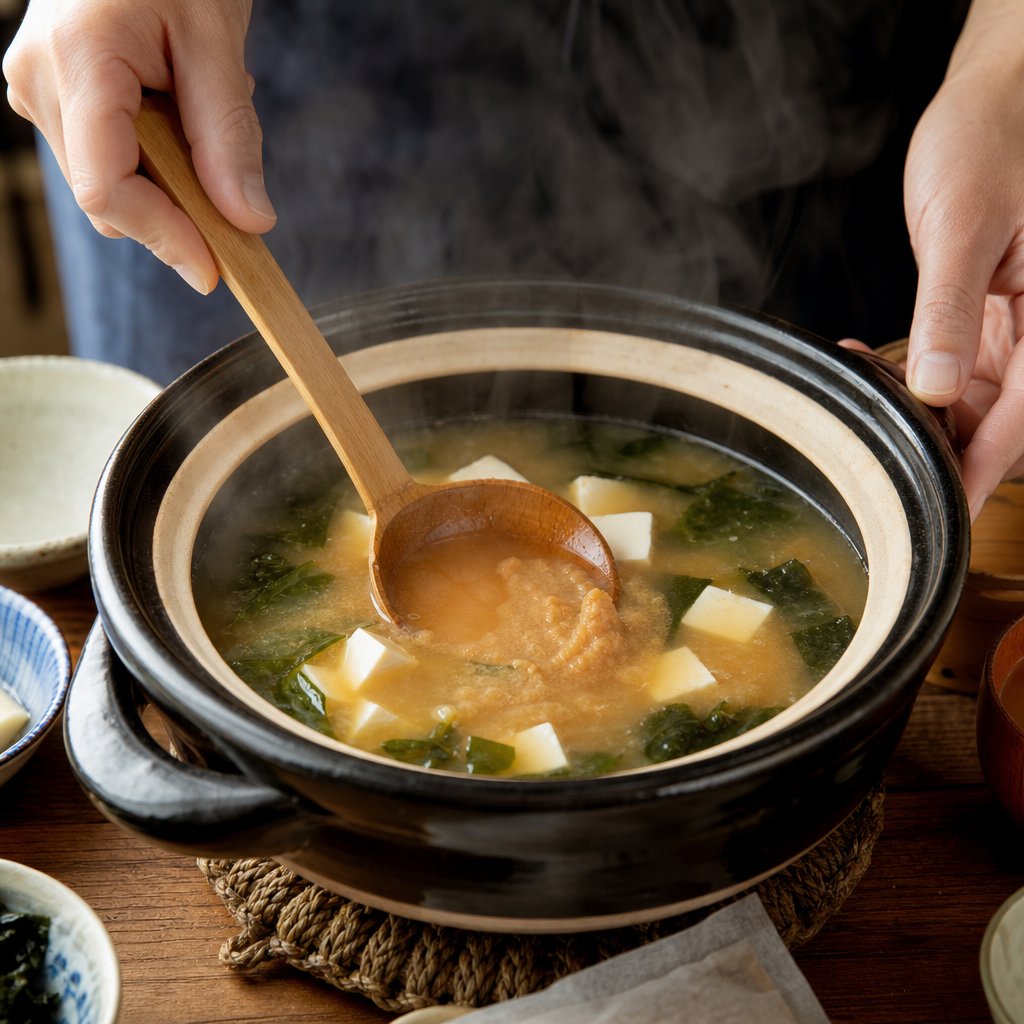 だしパックを使った味噌汁の基本の作り方