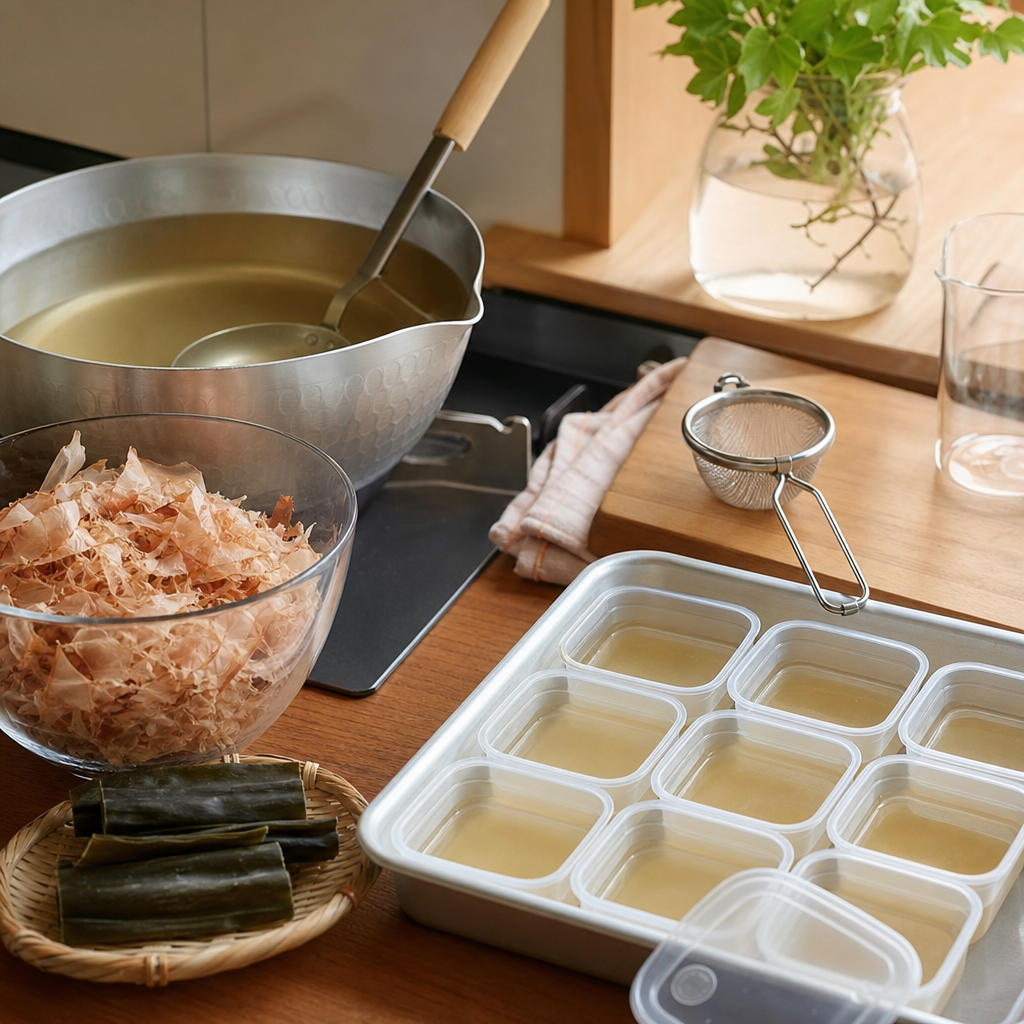 だしを冷凍保存しても風味を落とさないコツ