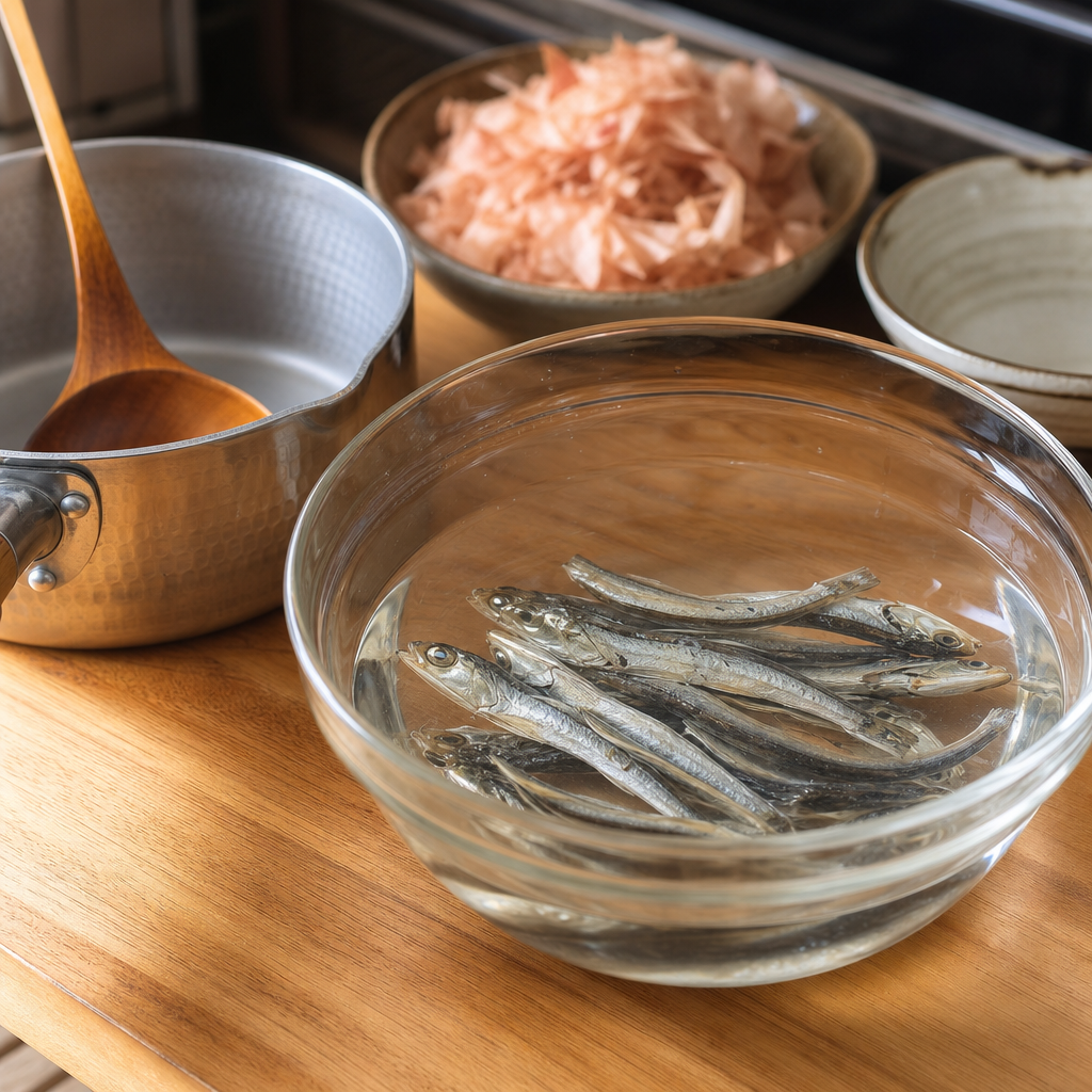 苦味を抑える煮干しだしの基本の取り方