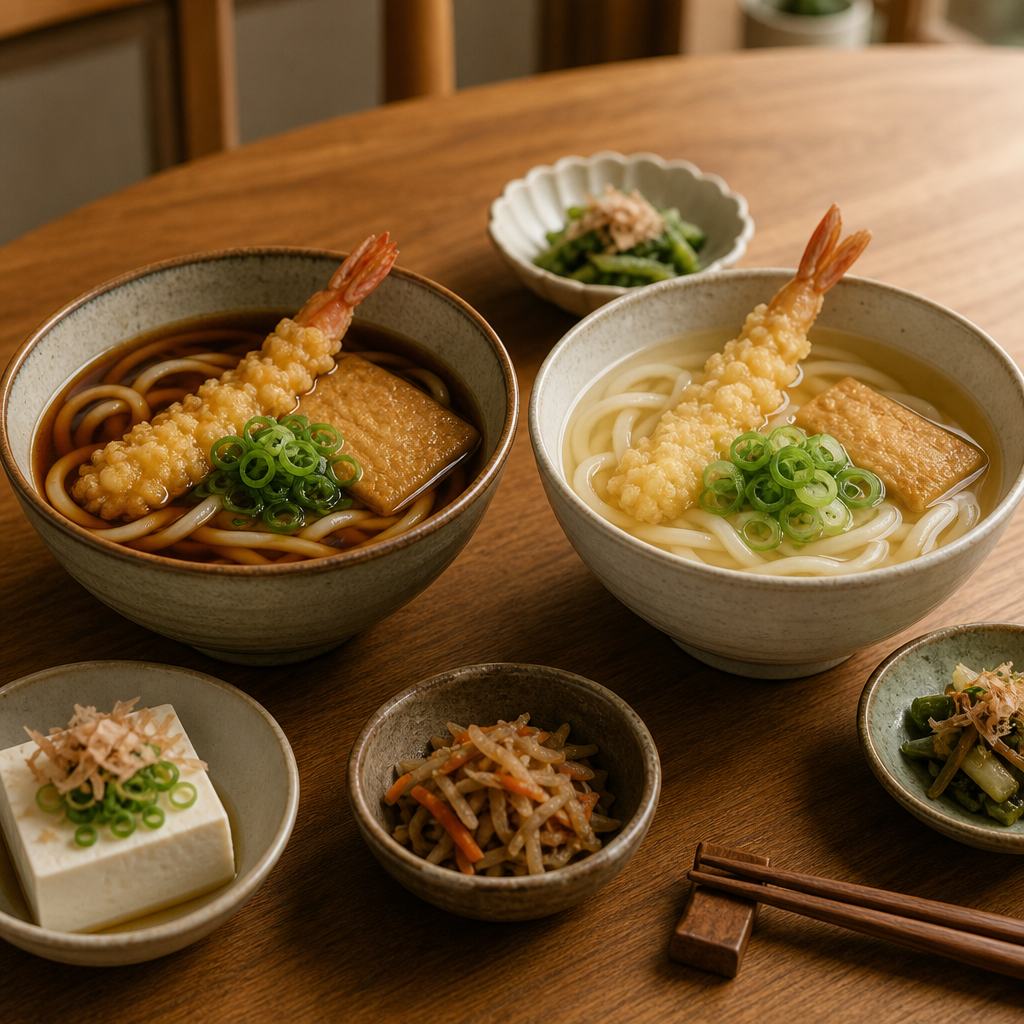 関東と関西のだしは醤油と味付けも違う