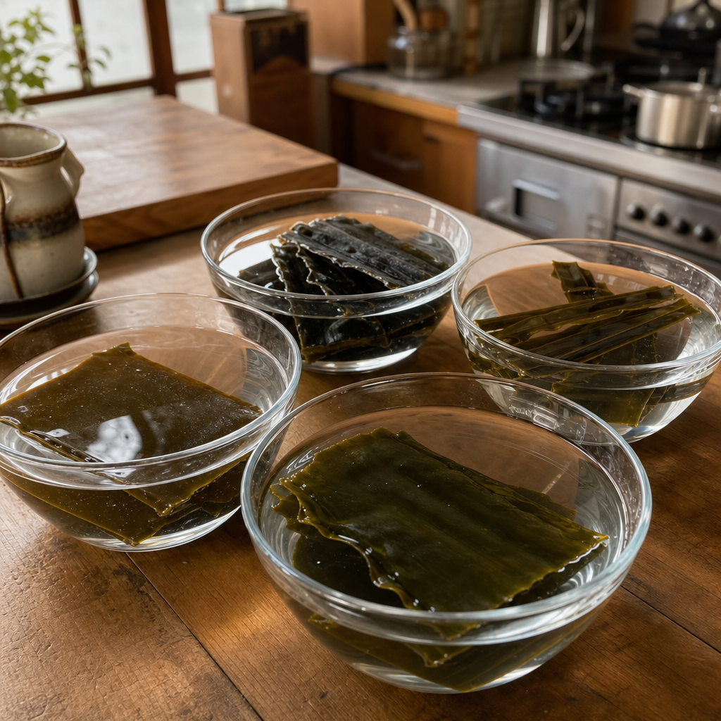 代表的な昆布の種類とだしの違いを一覧で解説します