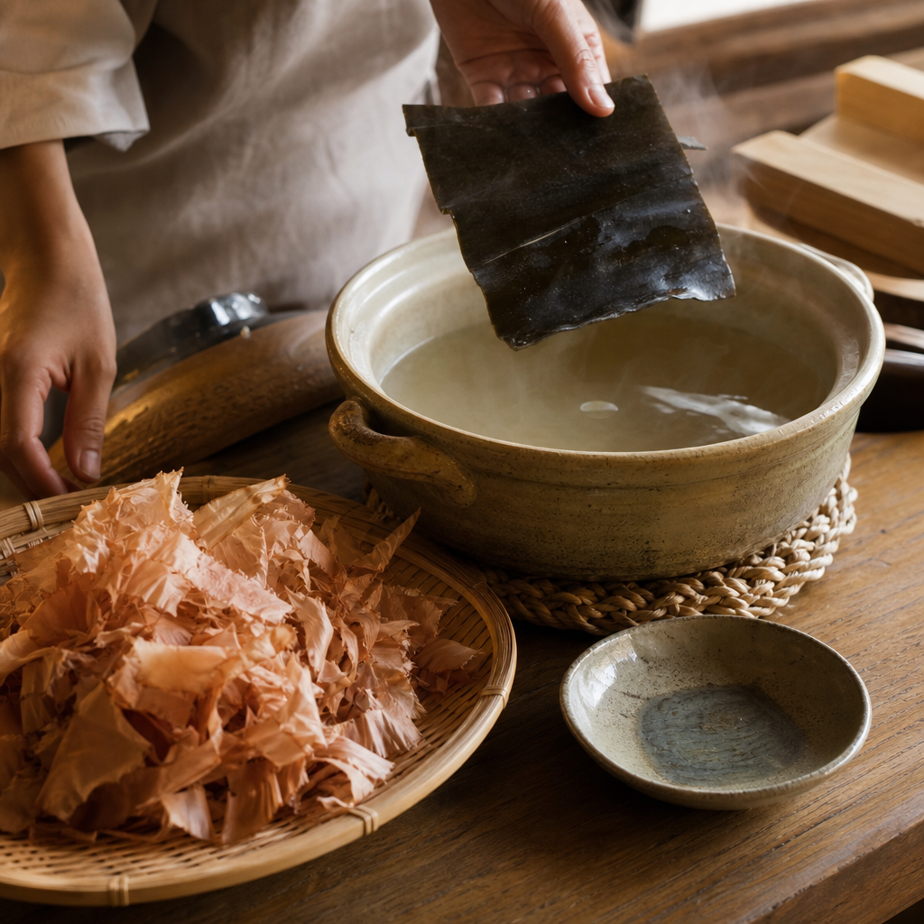 昆布だしとかつおだしの違いと合わせだしの考え方