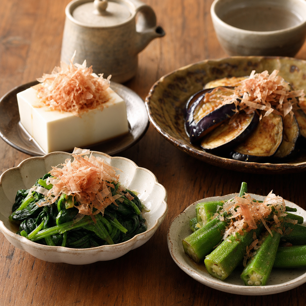 鰹節のだし以外の使い方②：野菜料理をおいしくする活用術