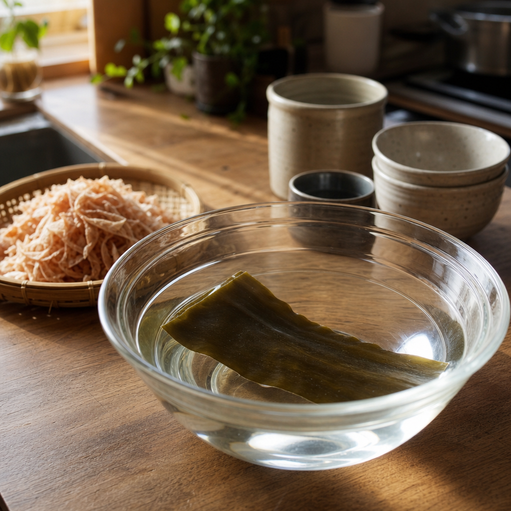 昆布だしは低温で取る