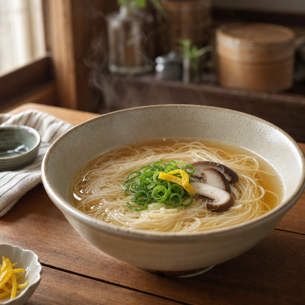 にゅうめんは温かいそうめん