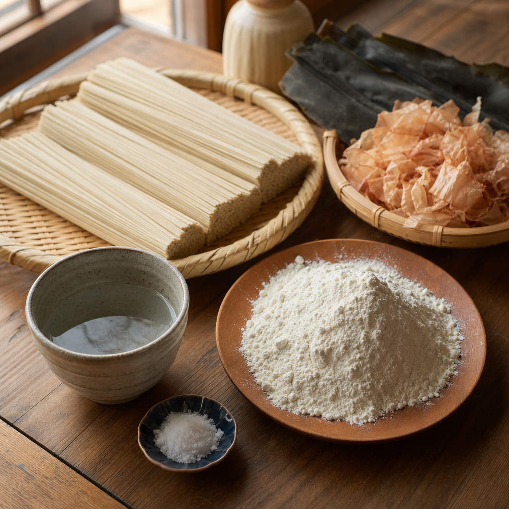 原料はほぼ同じ小麦粉