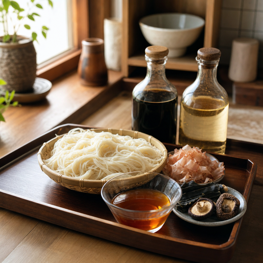 そうめんつゆは黄金比で決まる