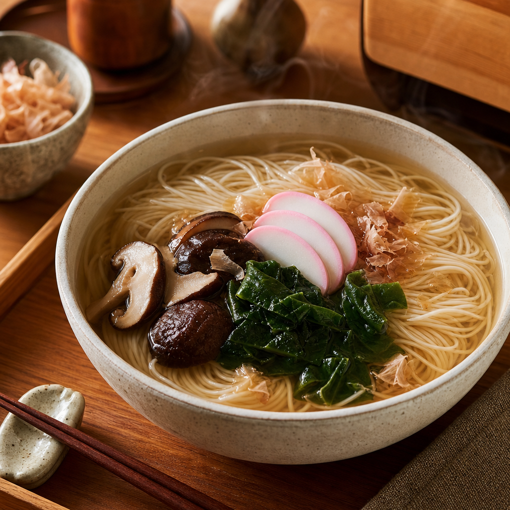 温かいにゅうめんで整う