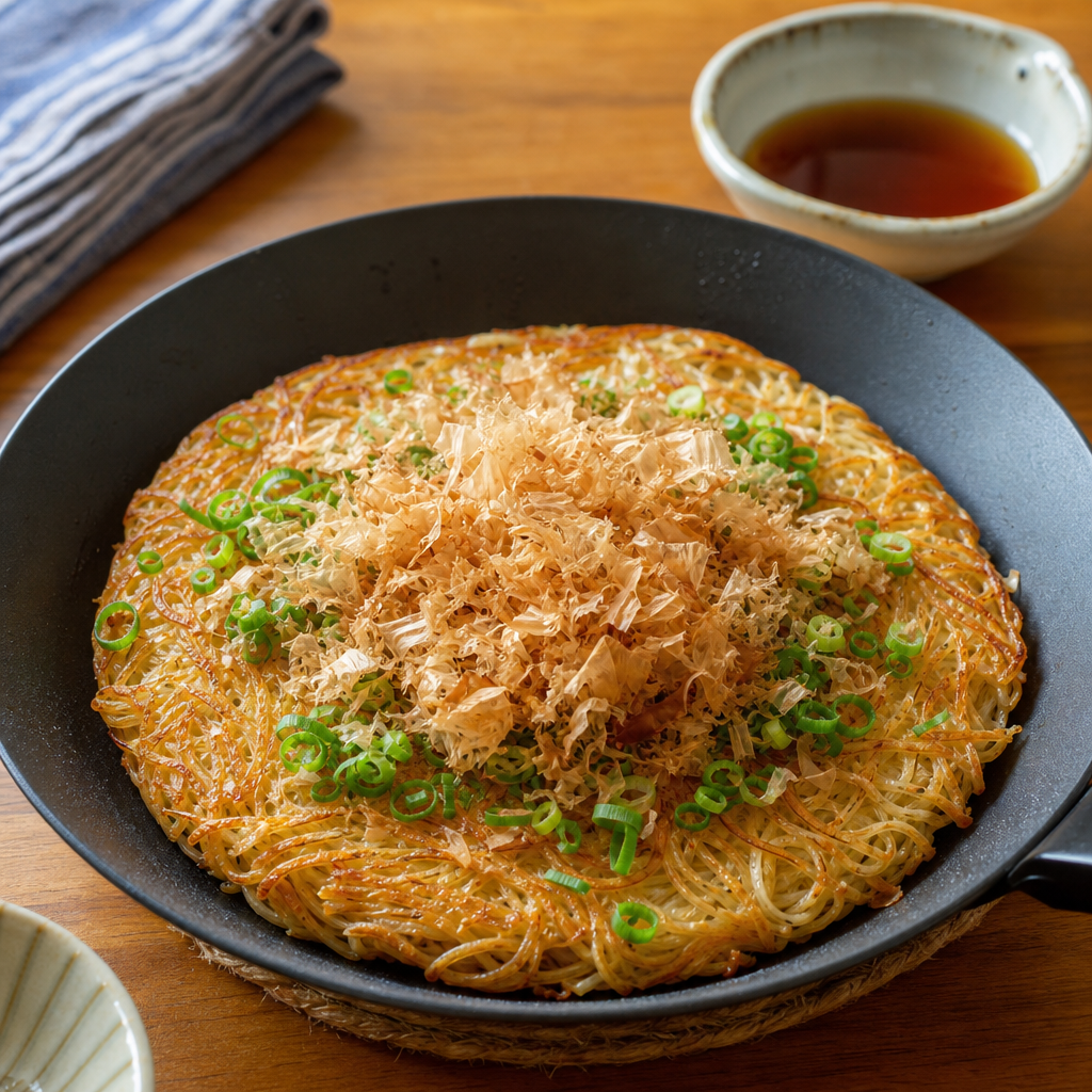 余ったそうめんは焼く