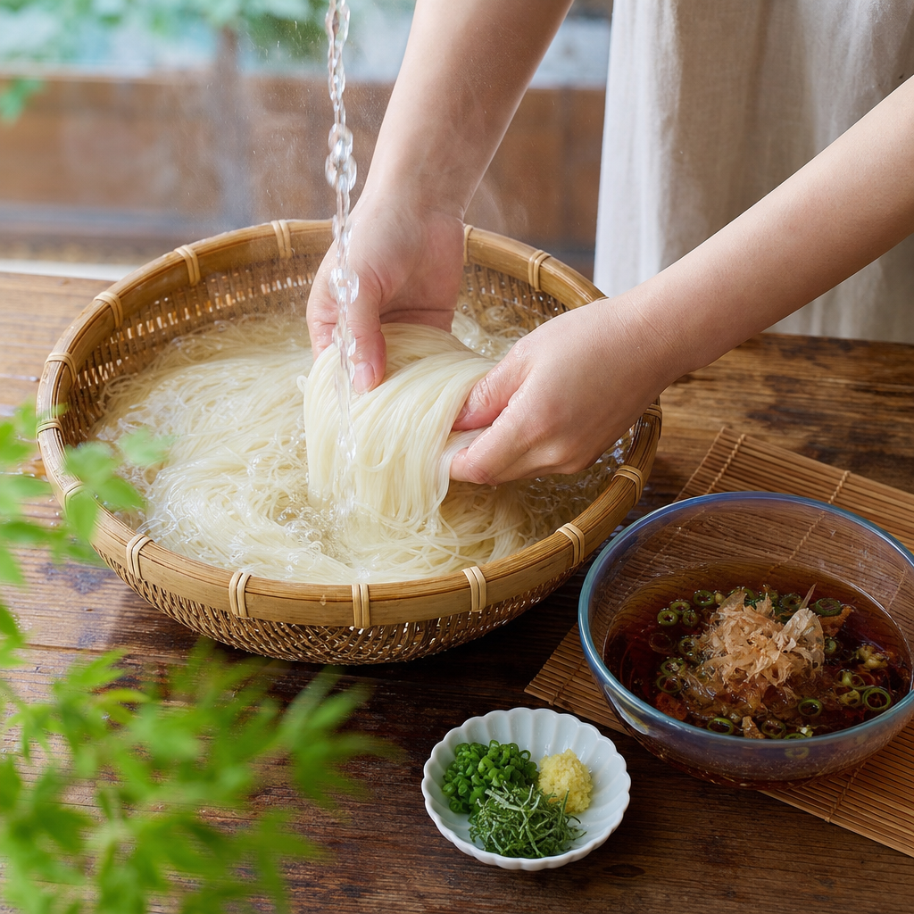 三輪そうめんは原料がシンプル