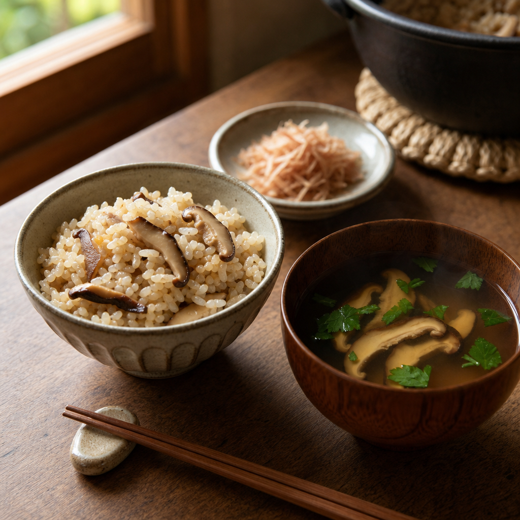 ご飯と汁物にも使える