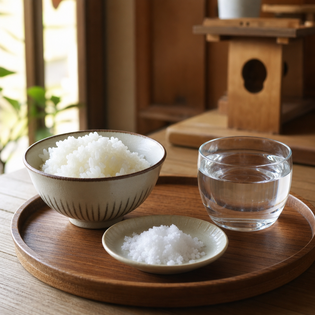 神饌の基本は米塩水