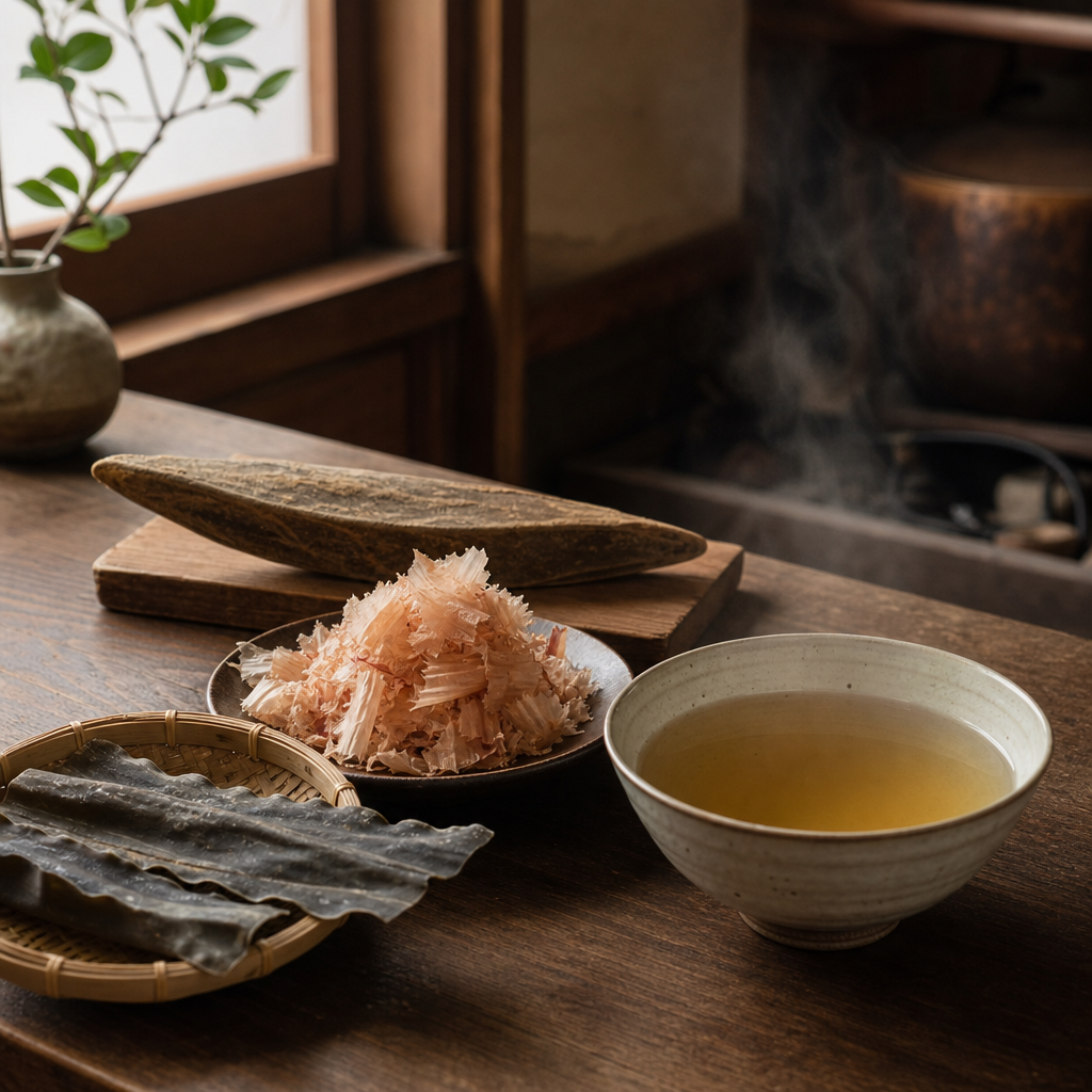 神饌には魚と鰹節も使う