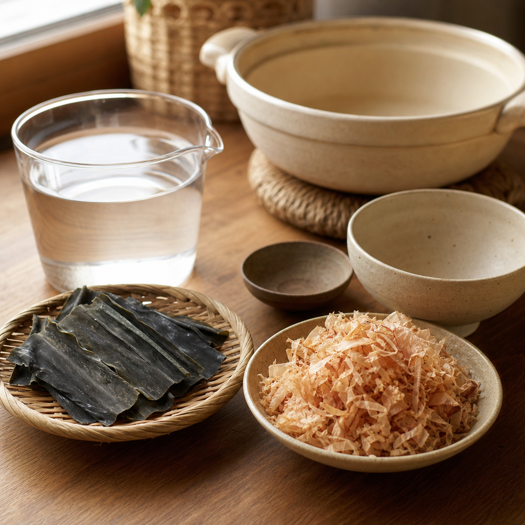 一番だしの分量は水1Lが基本