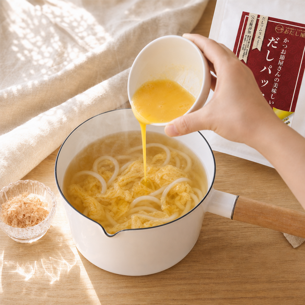 工程4 卵を流す