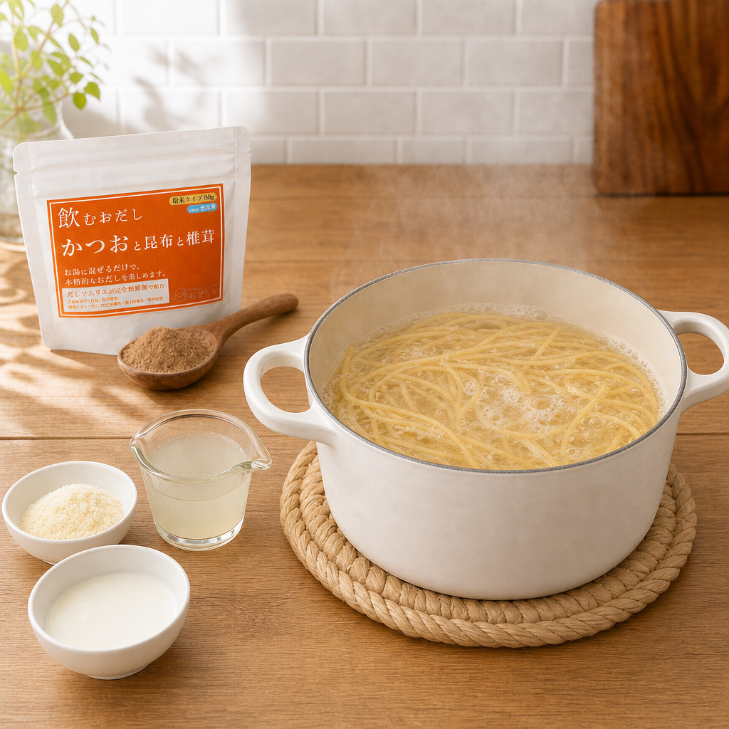 工程3 麺をゆでる