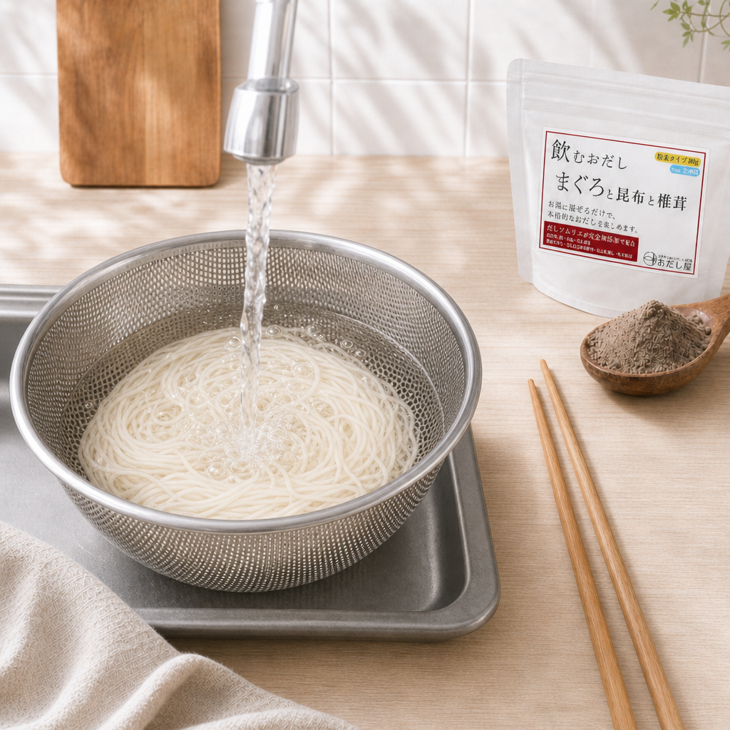工程4 冷水でしめる