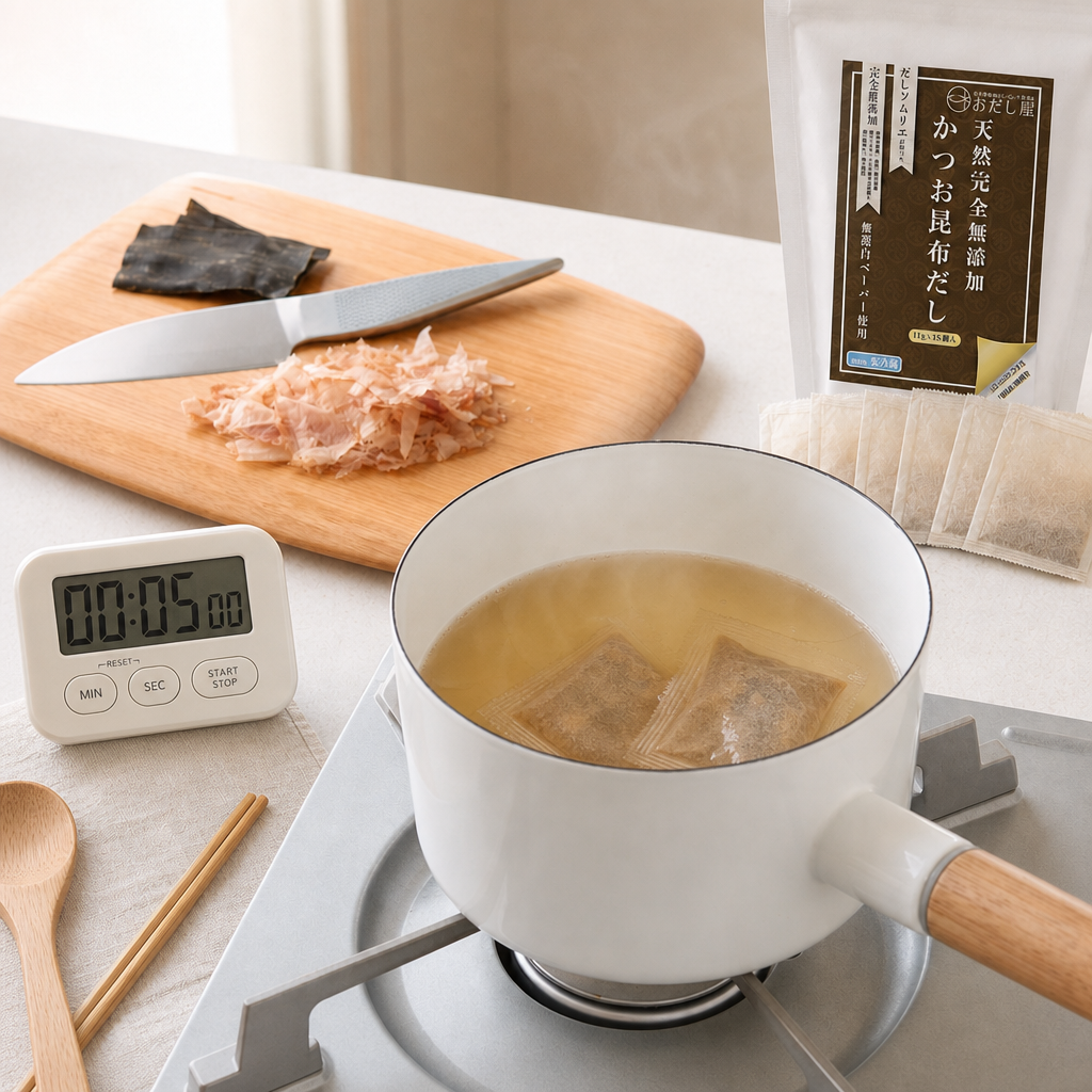 工程2 7分煮出す