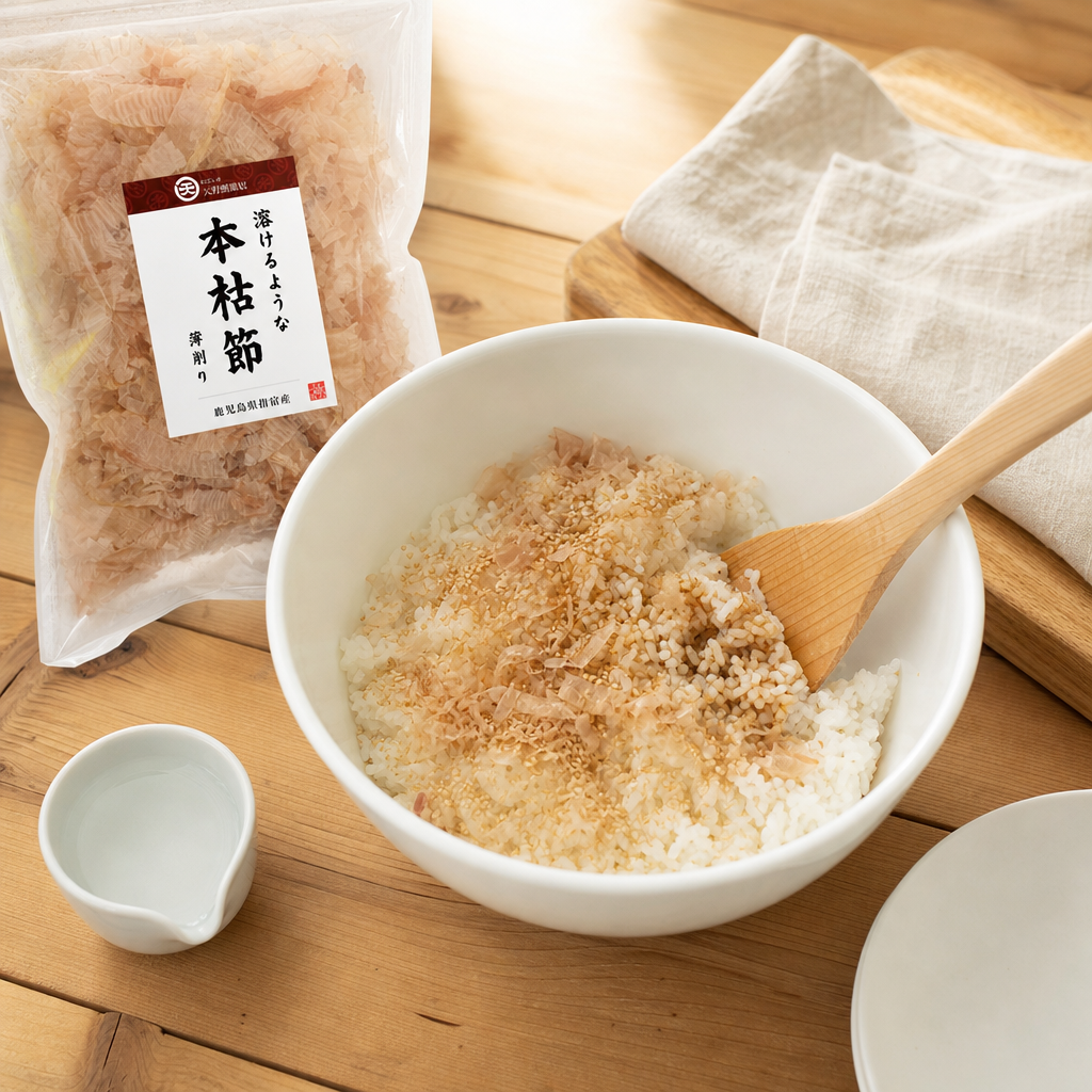 工程1 おかかを混ぜる