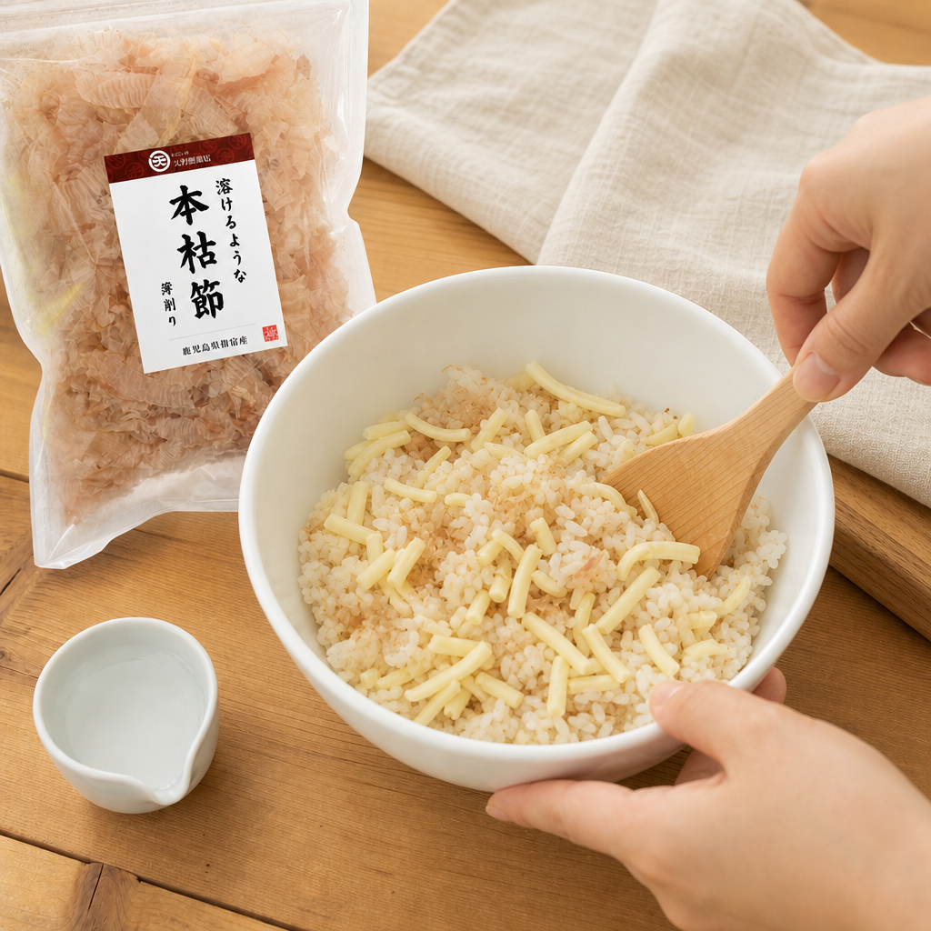 工程2 チーズを加える