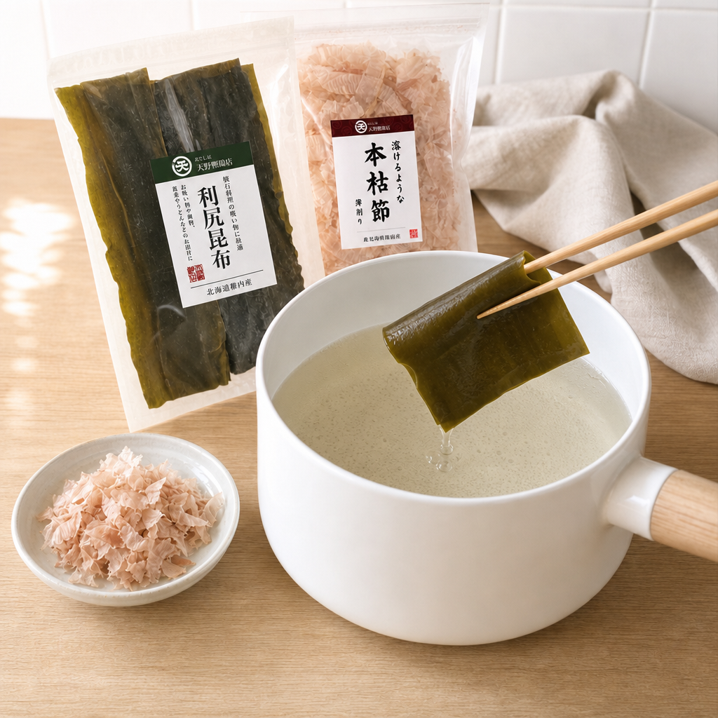 工程2 昆布だしを取る