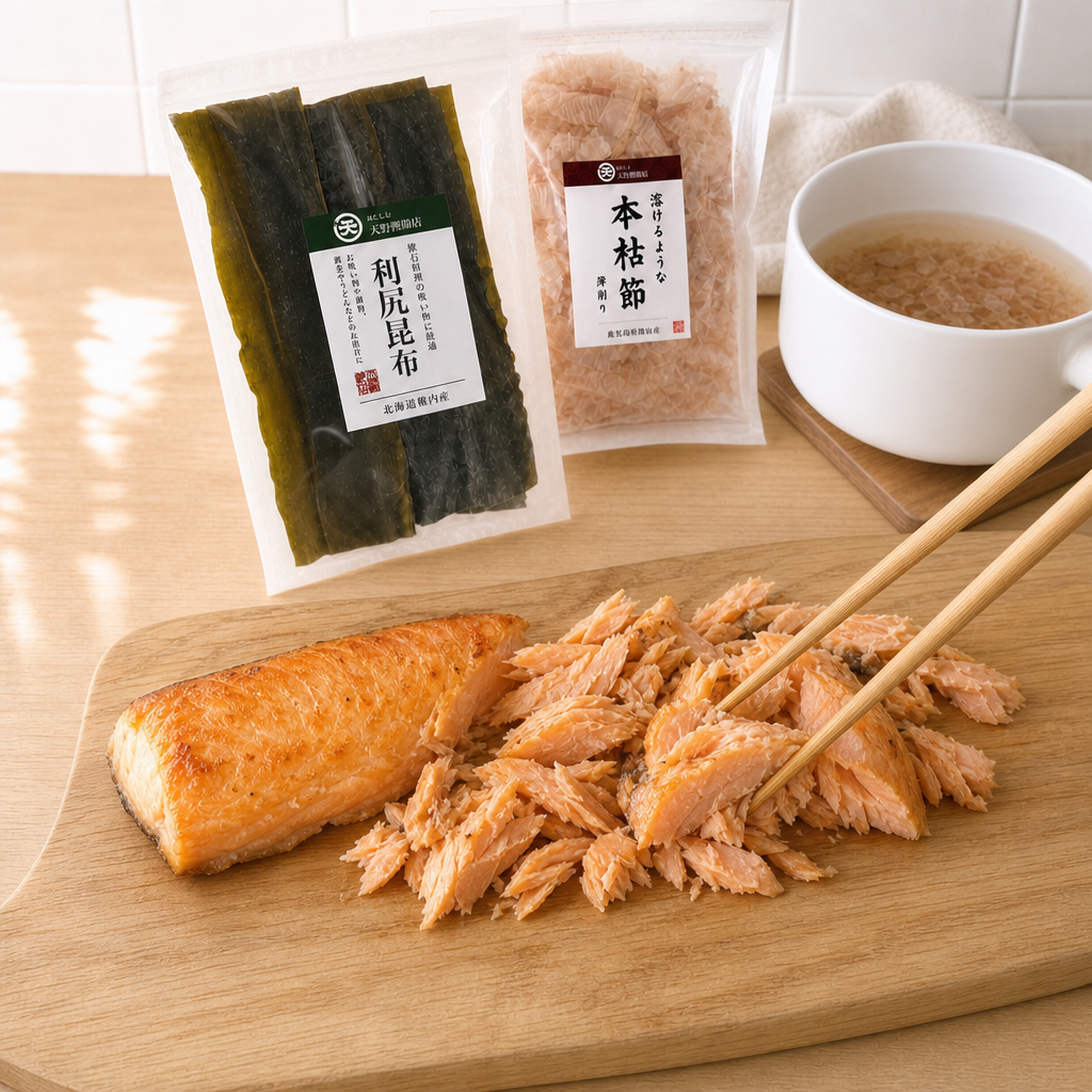 工程4 鮭を焼く