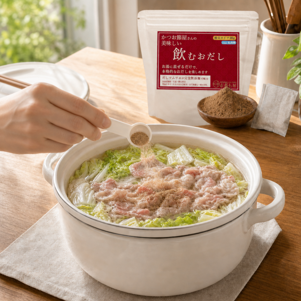 工程3 だしを加える